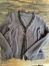 Airfield! Sportlich elegante Damen Fleecejacke Fleeceblazer in braun  Gr. 38 S