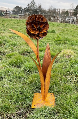 Pusteblume mit blüte - 3d, 1