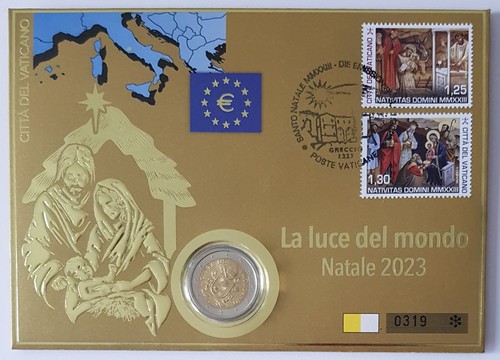 Euro numisbrief vatikan - euro,