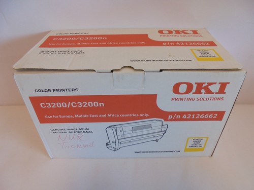 Oki 42126662 trommel drum - drum, gelb