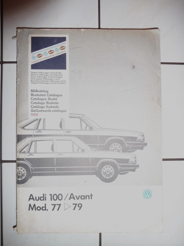 Audi 100 typ43 teilekatalog - audi,