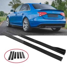 Seitenschweller Schweller Spoiler Lippe Splitter Schwarz Für Audi A5 B8 S-Line