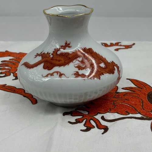 Pgh porzellan vase roter - porzellan,