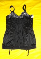 Mieder Korselett 115D Strapsen Strumpfhalter Nylon 115 D stretch Reißverschluss