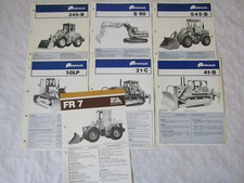 7 Prospekte Fiat Allis Raupe