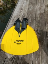 Finis Wave Monoflosse Flosse gelb Kids Jugendliche Tauchen❤️WIE NEU❤️Gr. 30 - 36