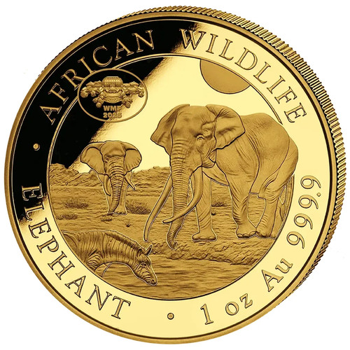 Goldmünze elefant privy - privy, mark