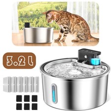 3.2L Edelstahl Katzenbrunnen