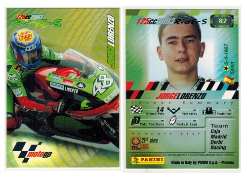 Motogp 2003 panini - motogp, karte