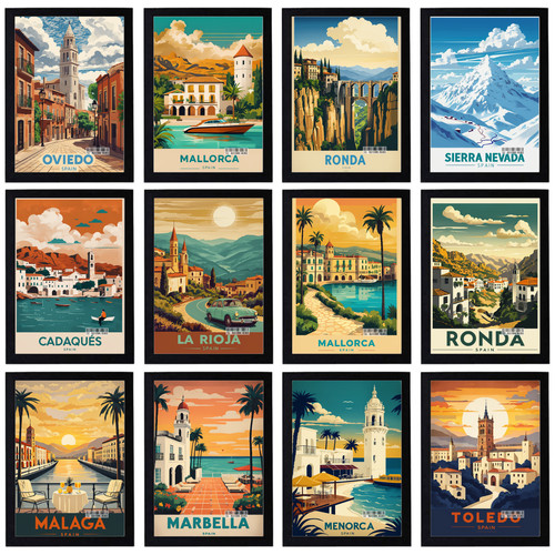 Vintage reise urlaub poster - urlaub,