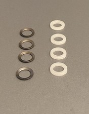 Distanzringe Unterlegscheiben für Bass Wirbel Mechanikflügel - 1 Set NEU