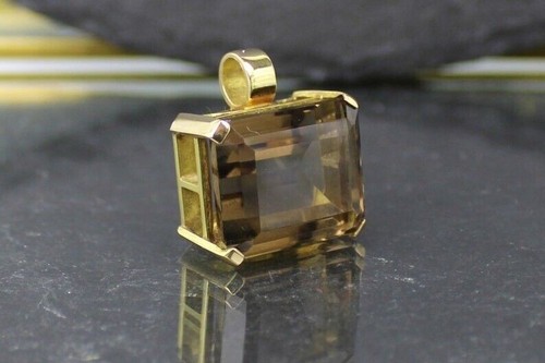 Solid smoky quartz gold - solid,