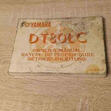 YAMAHA DT80LC 1984 37A-28199-80 Motorrad-Handbuch gebraucht Fahrer Anleitung