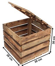 Geflammte Apfelkisten