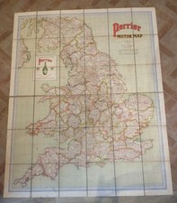 RARE - PERRIER MOTOR MAP OF