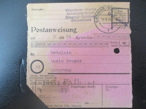 3541 postanweisung aus - postanweisung,