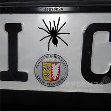 3 Spinnen Aufkleber 3,6cm S095