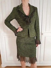 Escada Kostüm 34 36 XS S Rock