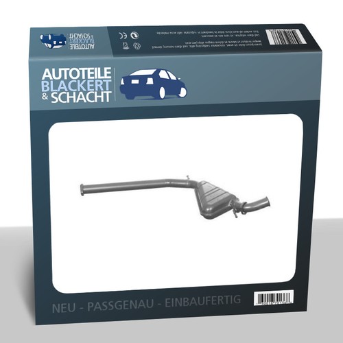 Auspuff mitteltopf für alfa - mitteltopf,