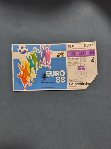 Euro 1988 ticket republik - euro,