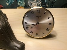 Swiza 8 Reise Wecker Messing Space Age Swiss Made T Schweiz