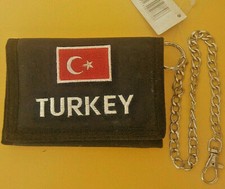 Geldbörse TURKEY Türkei Türkye mit Kette Neu & Unbenutzt