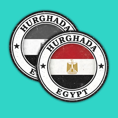 Hurghada aufkleber ägypten - hurghada,
