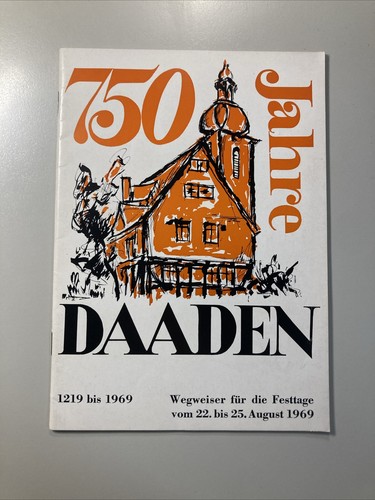 1969 750 jahre daaden - 750,