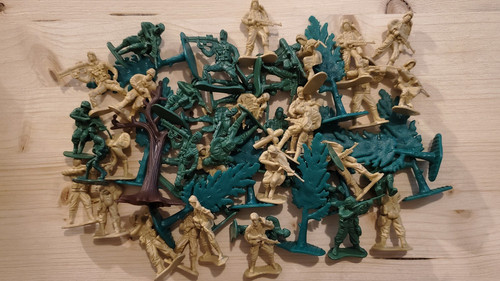 Plastik soldaten bäume - &,