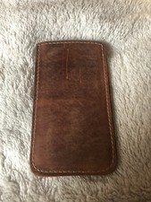 Handytasche Schutzhülle Leder Braun/Cognac Antik-Look 4 Zoll Z.B. iPhone 5-Neu