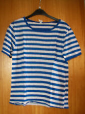 Fasching Matrosenhemd blau-weiß + Strümpfe rot-weiß