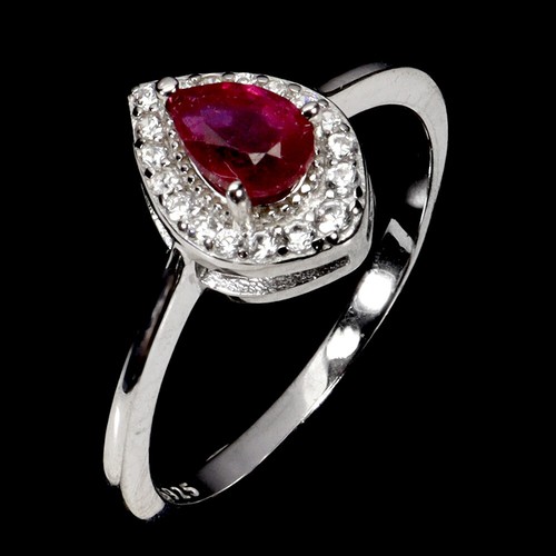 925 sterlingsilber ring - sterlingsilber, birne