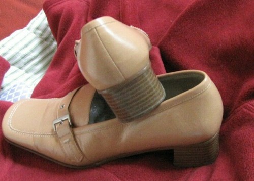 Janet collage slipper beige - collage,