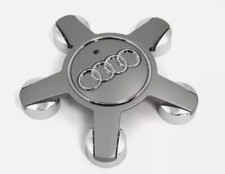 Original Audi Nabendeckel 4F0601165N Nabenkappe Grau Felgendeckel