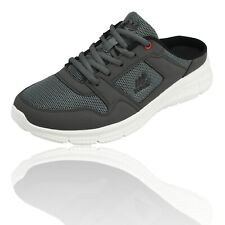 Damen Sneaker Pantoletten Sandalen Slipper Sabots Clogs Schlappen Grau 36 37