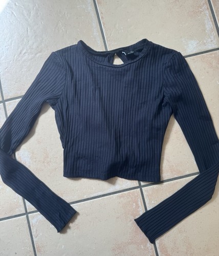 Langarmshirt schwarz xs - langarmshirt,