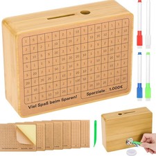 Spardose Holz, Sparbox mit