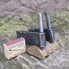 alte Torangel Türangel Dornmaß 10x44mm  geschmiedete Türkloben zum einmauern