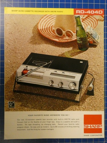 Sharp cassette recorder - sharp,