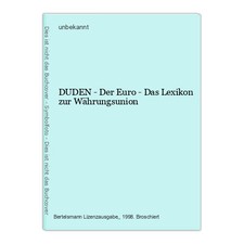 DUDEN - Der Euro - Das Lexikon