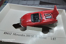 ❌v.wa❌ Wiking 834/02  Mercedes MB 300 SL Roadster, rot, MB-Radkappen in OVP