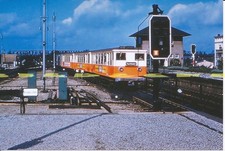Farb-Foto  Hamburg Hochbahn Barmbek 60er