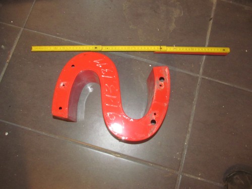 Großer roter alu buchstabe - roter,