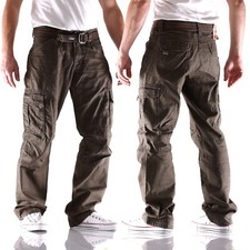 Timezone Herren Relaxed Hose Benito TZ 4-0-7-8 sludge green Größe wählbar