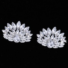 1 Paar Damen Strass Schuhclips Schuhschmuck für Schuhe, Taschen, Mützen,