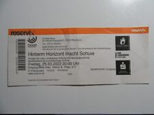 25.03.2022 Pforzheim altes Ticket Hinterm Horizont macht Schule Udo Lindenberg