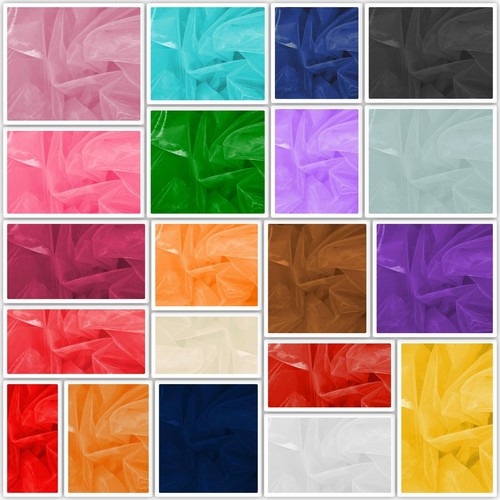 Organza crystal meterware - crystal, 20