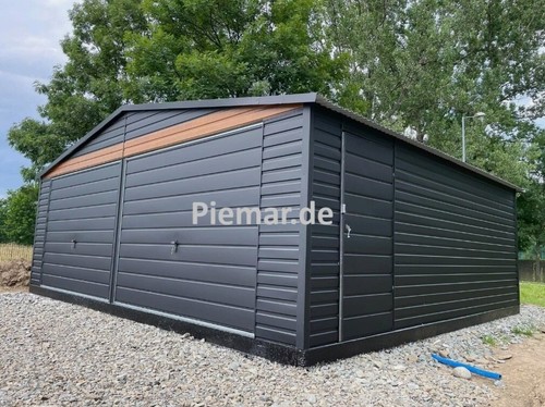 Blechgarage 6x6x2 65m - blechgarage, 6x6x2,65m