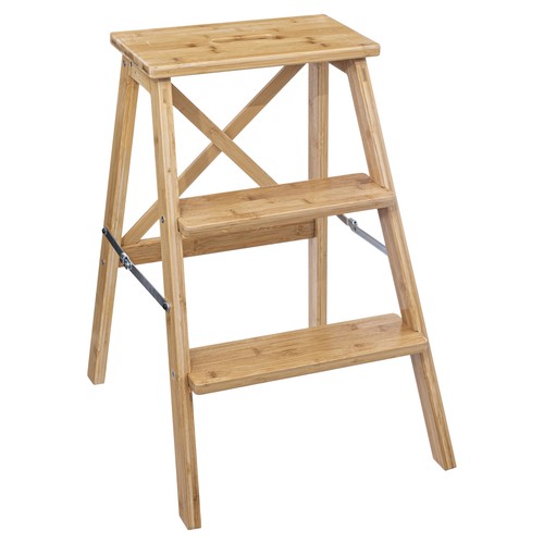 Leiter bambus klappleiter - leiter, 3