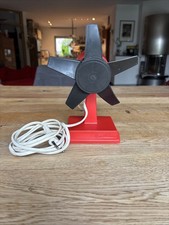 Retro Tischventilator Windmaschine Rot Vintage Ventilator Mit Saugfüßen